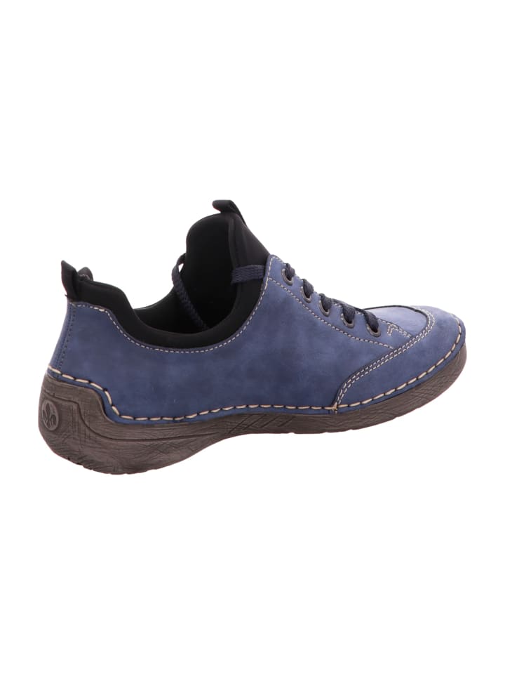 rieker Komfort Schnürschuhe in Blau günstig kaufen
