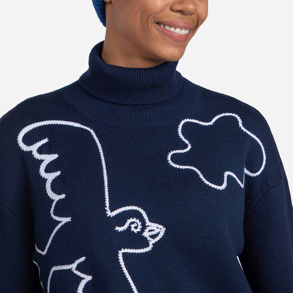 Damenpullover mit Rollkragen JCC