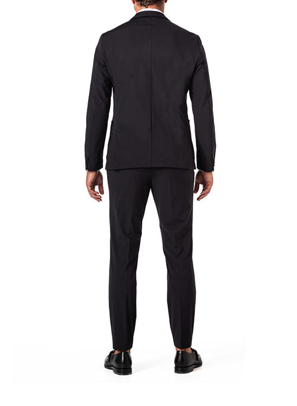BOSS Black, Anzug Hanry-Genius, Slim Fit, Performance-Stretch halbgefüttert, schwarz