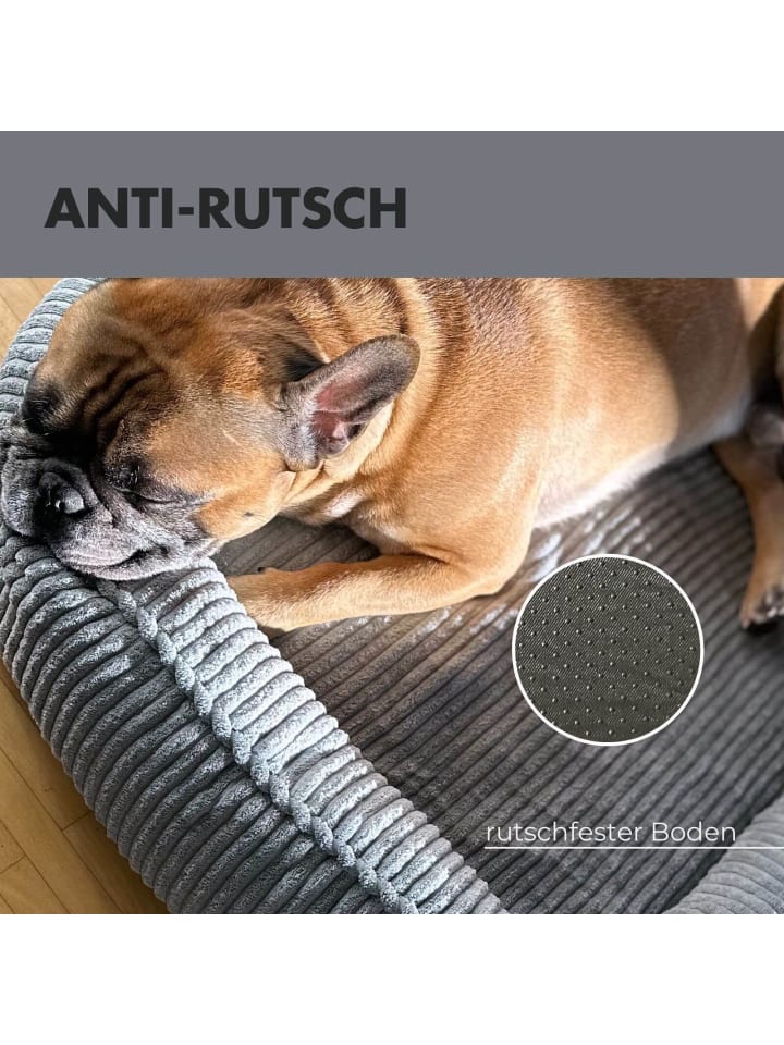 PAW WOW Hundebett Anton Cord Grau günstig kaufen