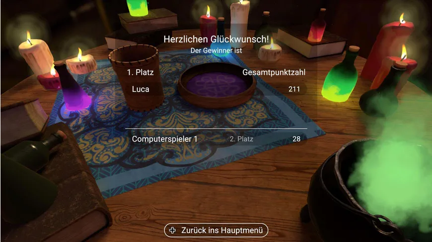 3 in 1 Spiele-Klassiker (Kniffel, DOG, Mensch ärgere dich nicht)