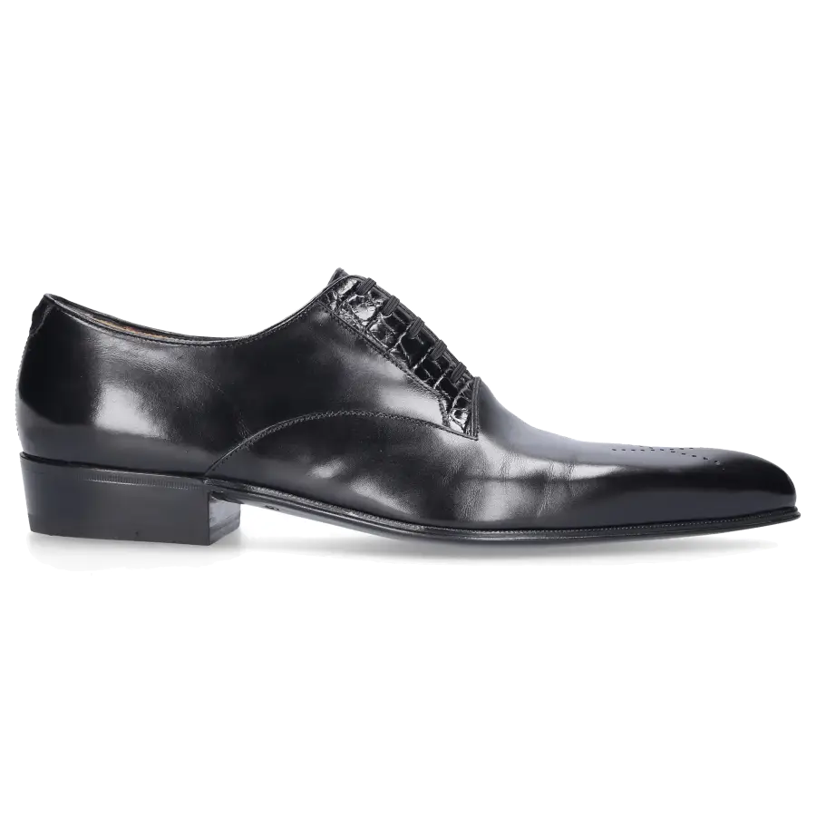 Artioli - Businessschuhe Oxford ROMANUM Alligatorleder - schwarz
