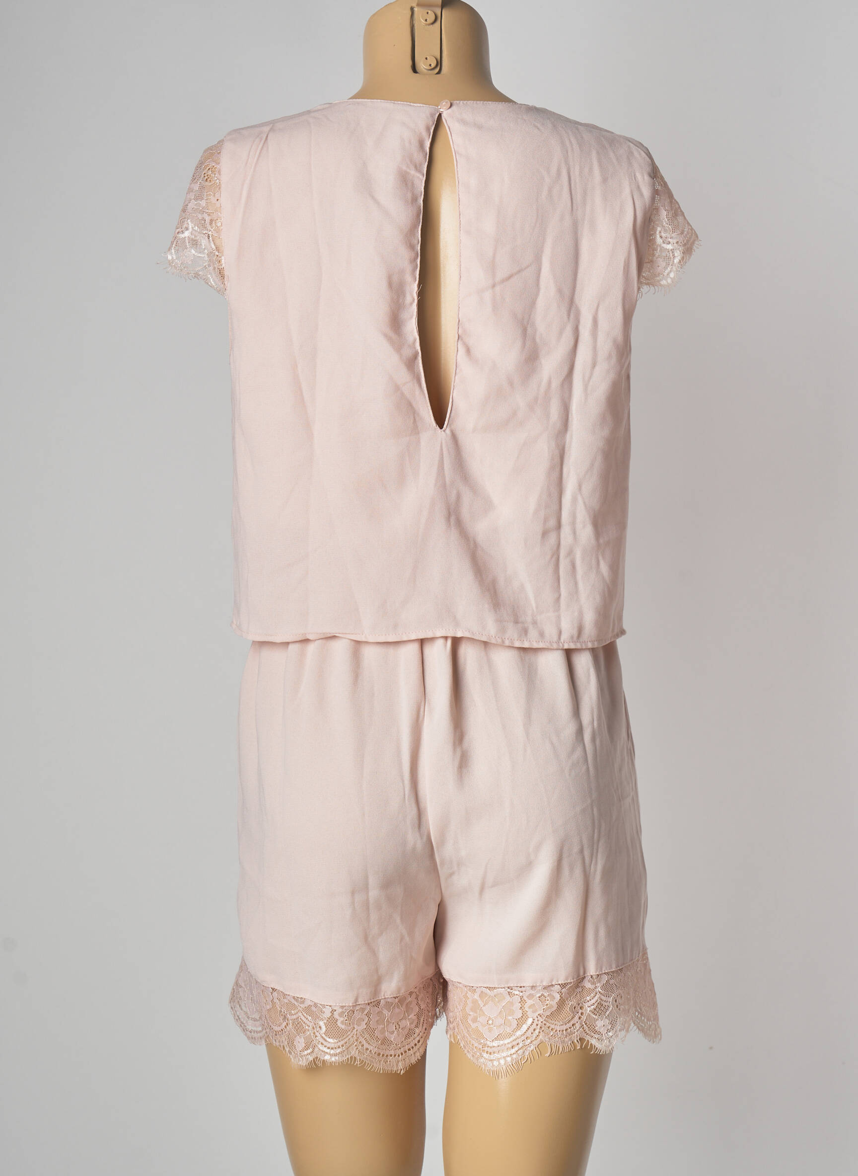 Only Combi Shorts Femme couleur rose