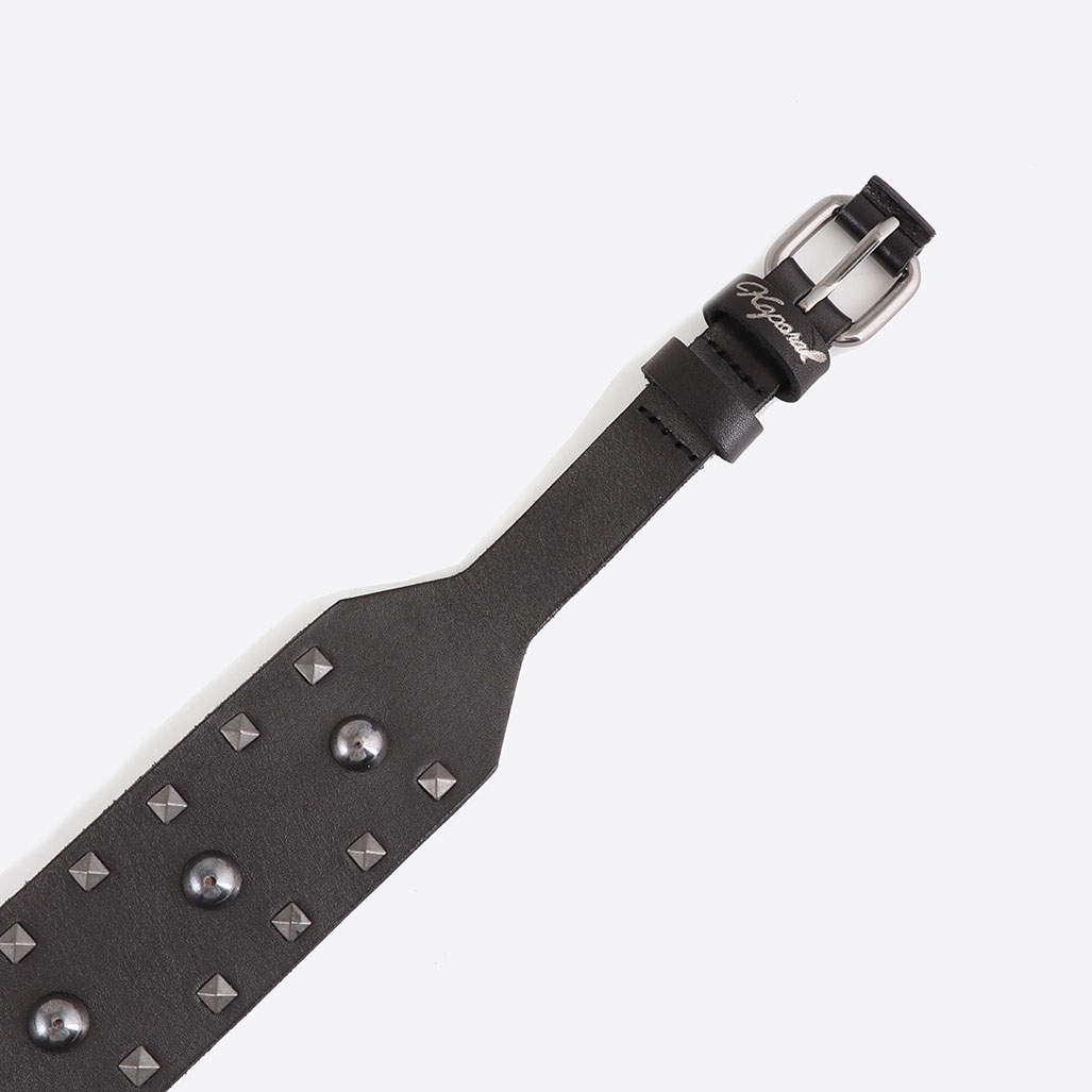 LIKKY  Ceinture fantaisie en cuir noir Femme