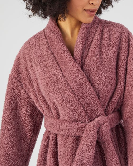 Veste d'intérieur kimono en maille moelleuse Thermolactyl