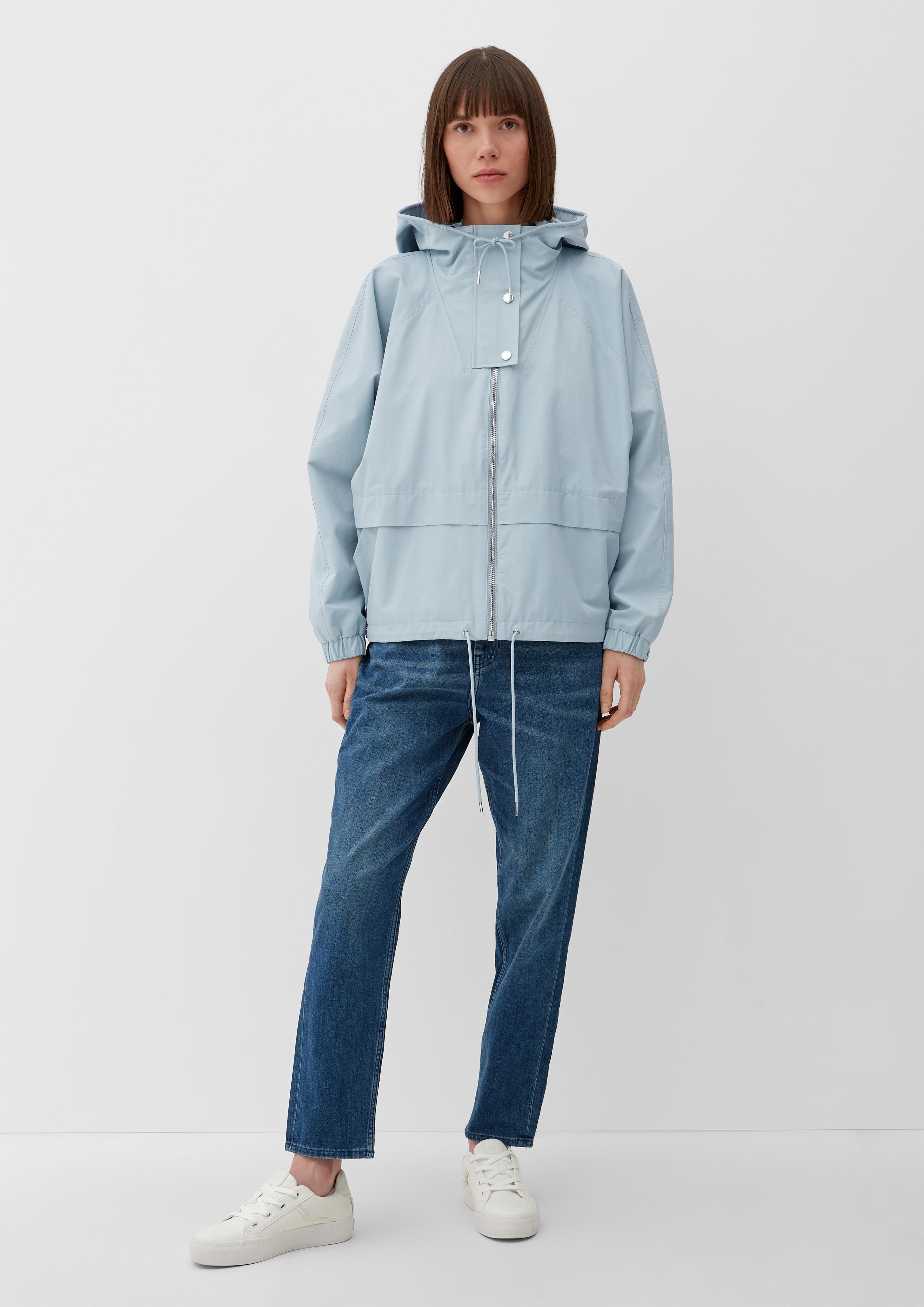 Kapuzenjacke aus Baumwollmix  2129005-5081