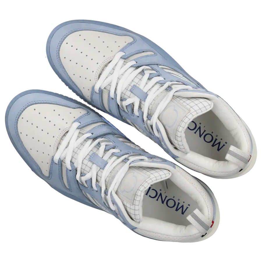 Moncler - Sneaker high PIVOT Nubukleder - blau