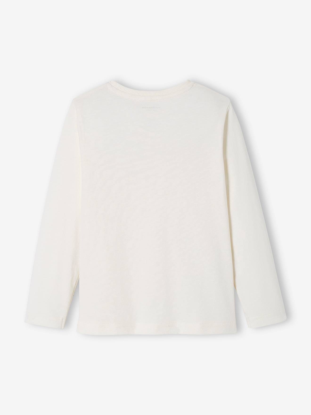Vertbaudet Jungen Langarmshirt BASIC, personalisierbar Oeko-Tex - camelfarben