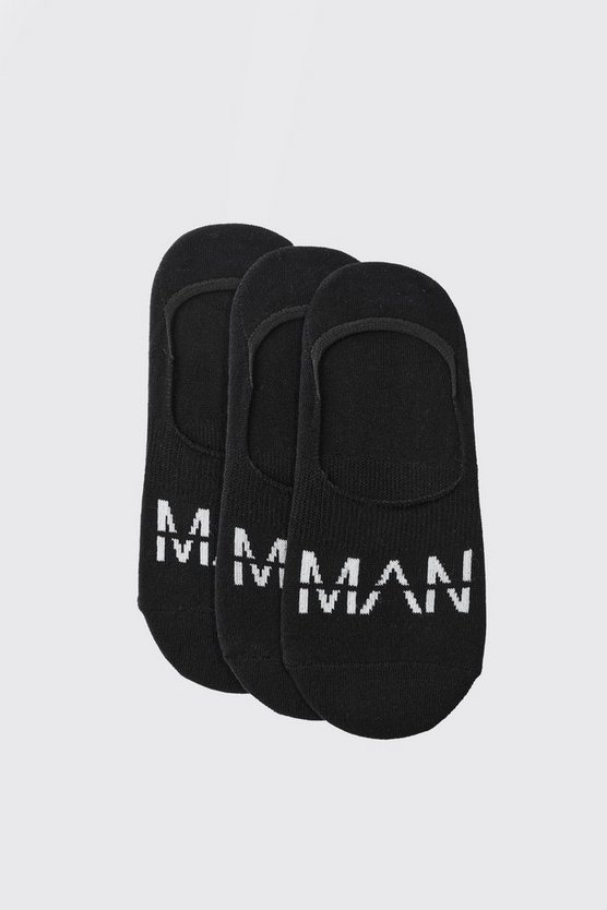 3er-Pack unsichtbare Man-Socken