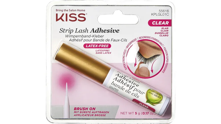 KISS Everlasting Strip Eyelash Adhesive - Clear