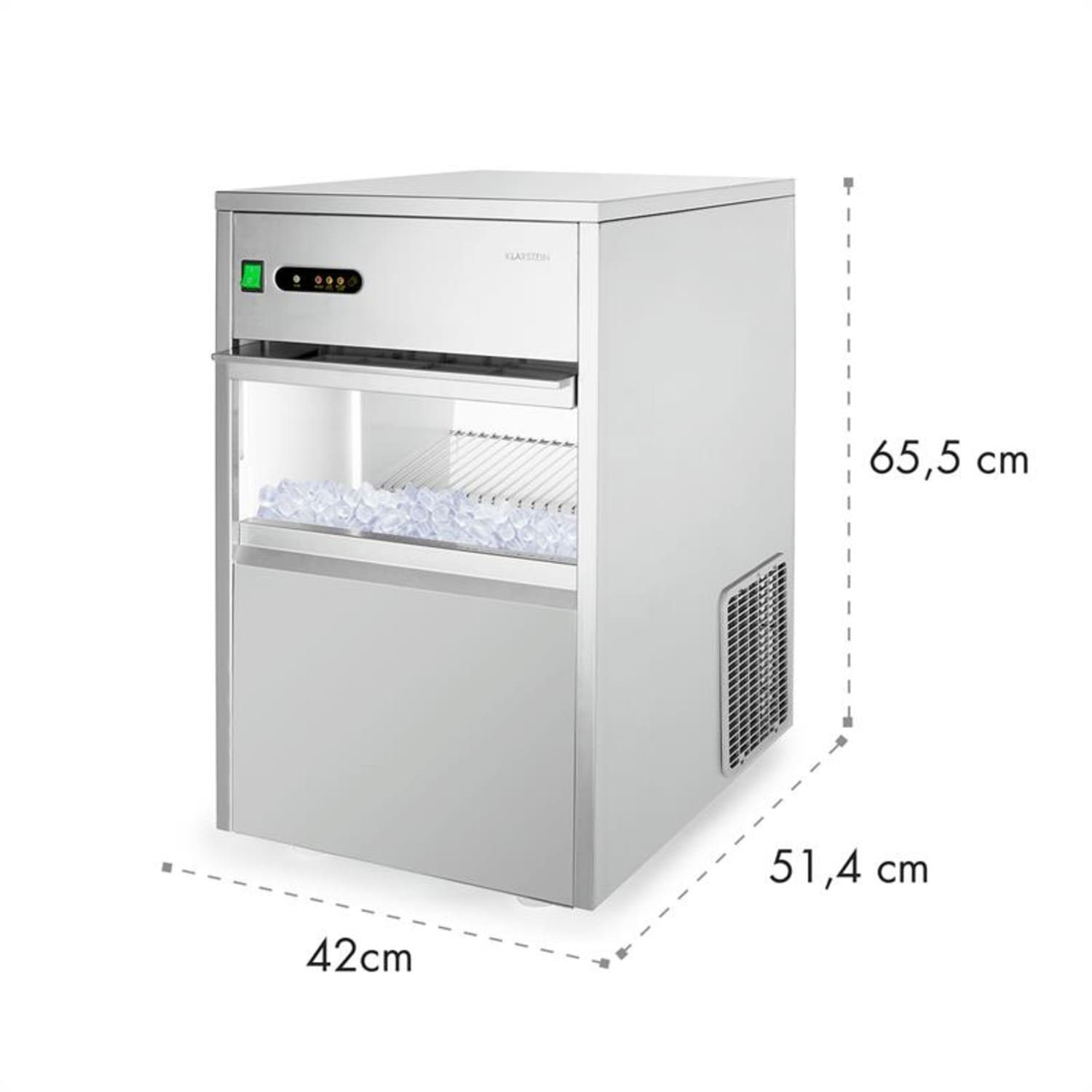 Klarstein Eiswürfelmaschine Powericer XXL