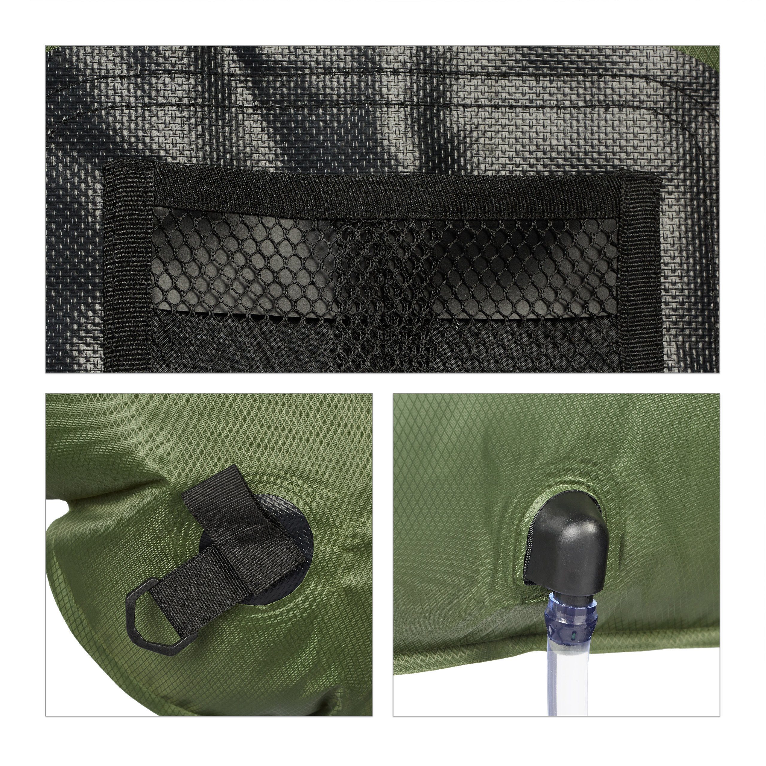 relaxdays Solardusche Solar Campingdusche 20 Liter