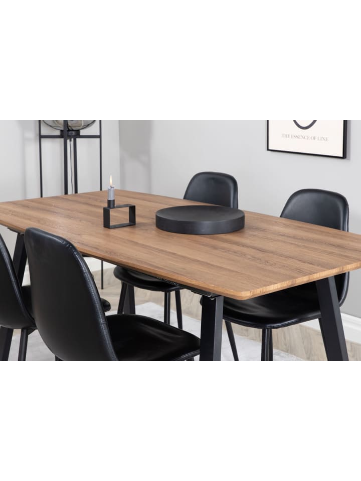 ebuy24 Essgruppe Inca 33 Schwarz 85 x 160 cm günstig kaufen onesize