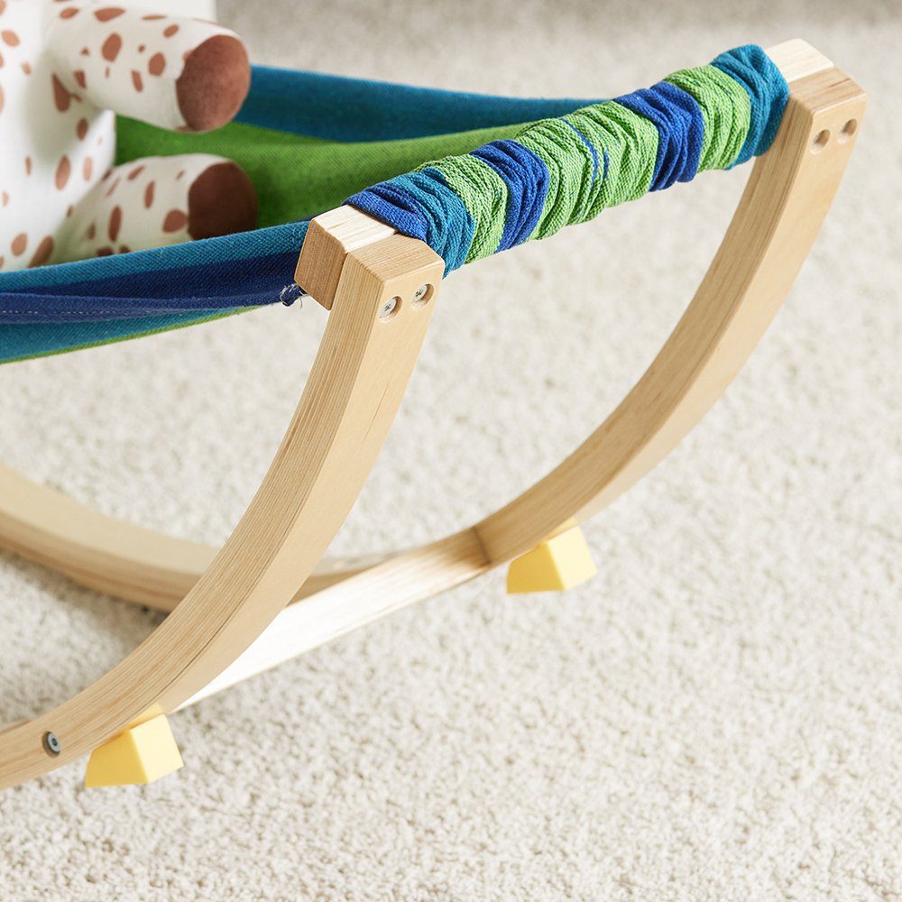 SoBuy Hängematte KMB16/KMB04, Kinderhängematte mit Sicherheitsstopper Schaukelliege