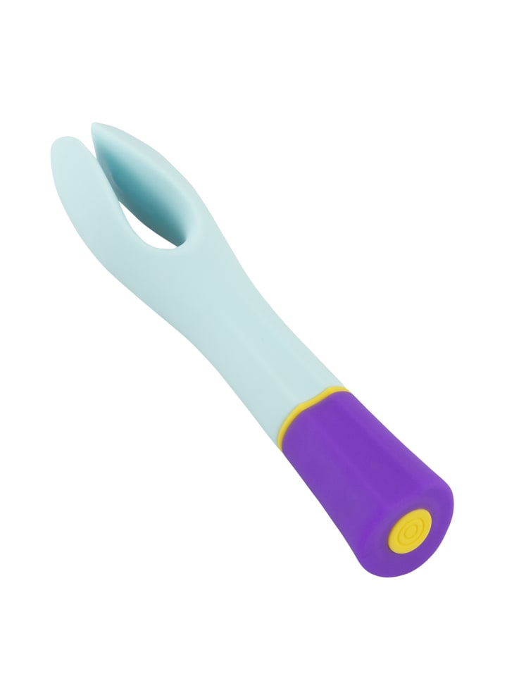 You2Toys Vibrator double vibrator in Türkis/Lila/Gelb günstig kaufen 18 cm