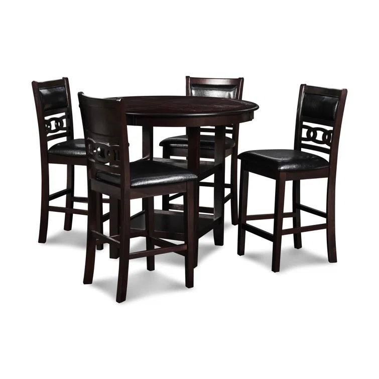 Round Solid Wood Dining Set