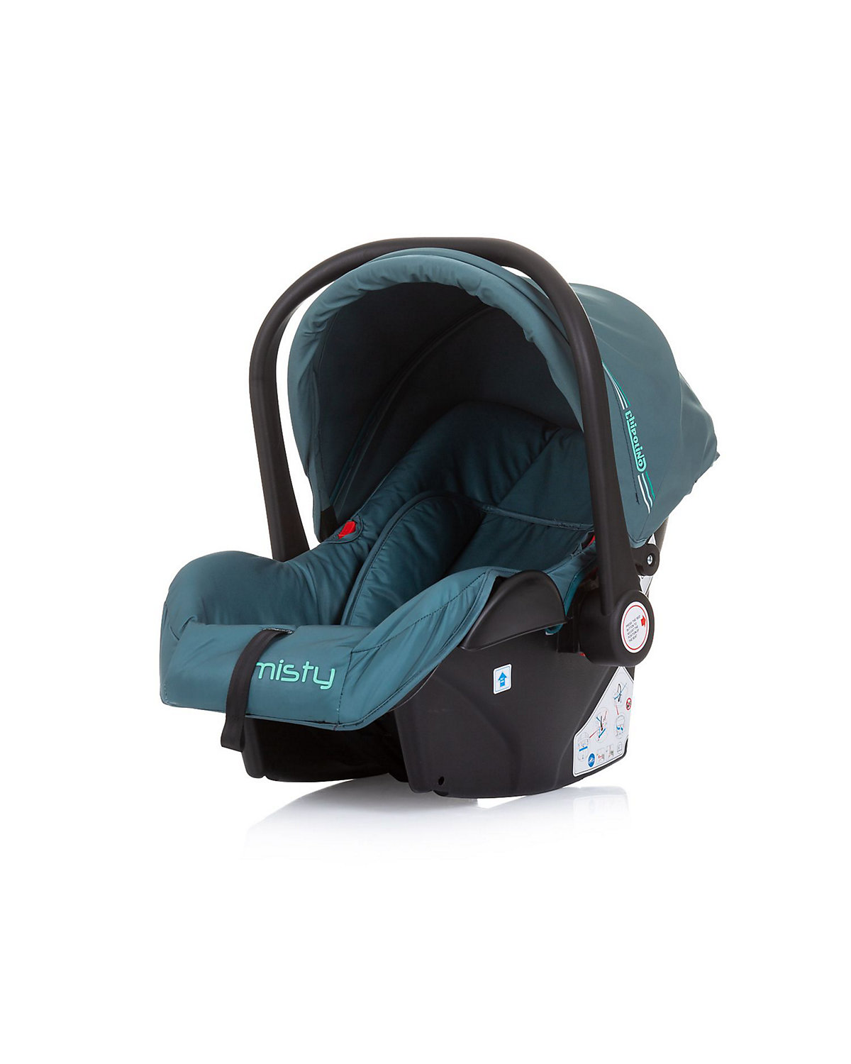 Babyschale Misty Gruppe 0+ (0-13 kg) Kissen, 3-Punkt-Gurt, Sonnendach Kindersitze