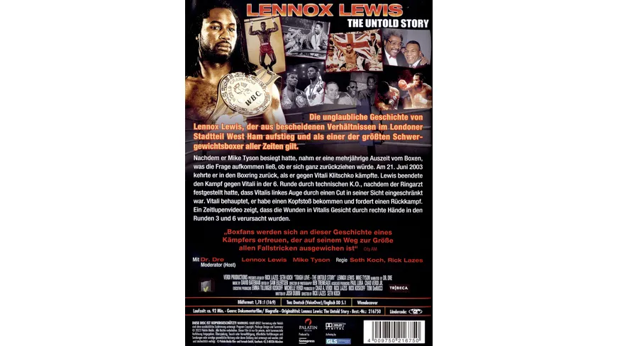 Lennox Lewis - The Untold Story