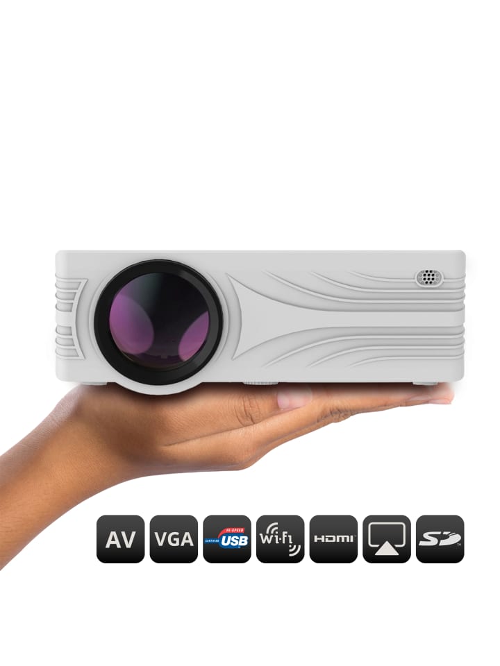 LA VAGUE LV-HD240 WI-FI LED-Projektor in weiß günstig kaufen onesize