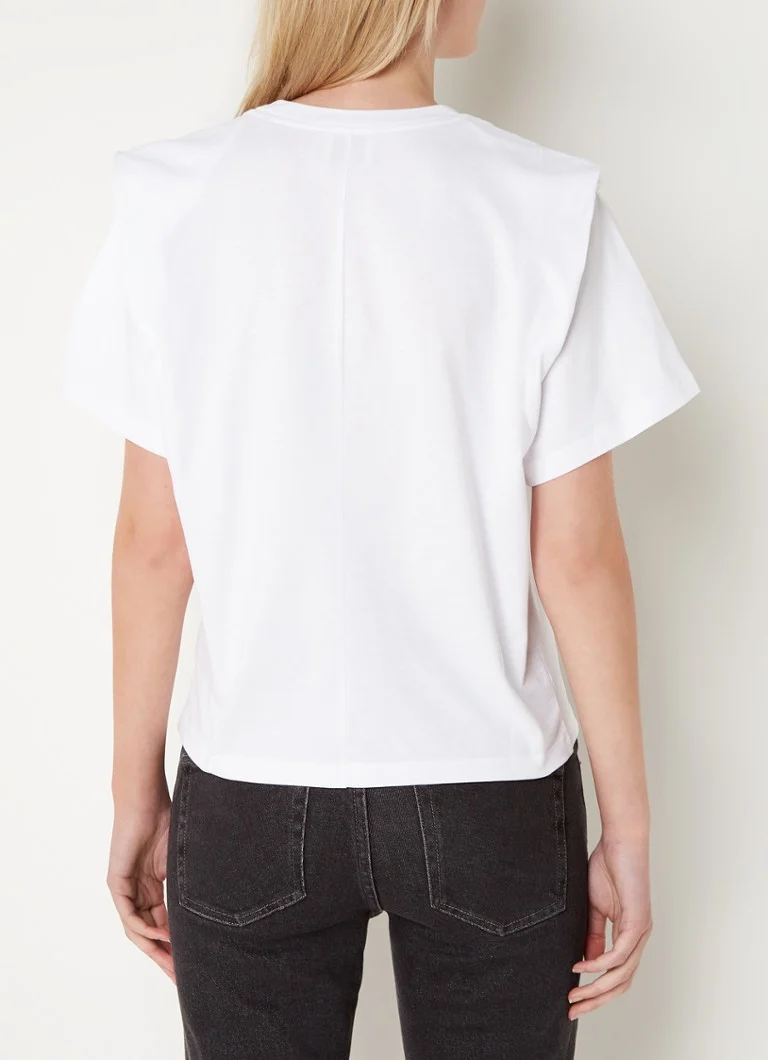 T-shirt Isabel Marant Zelitos con dettaglio sulla spalla