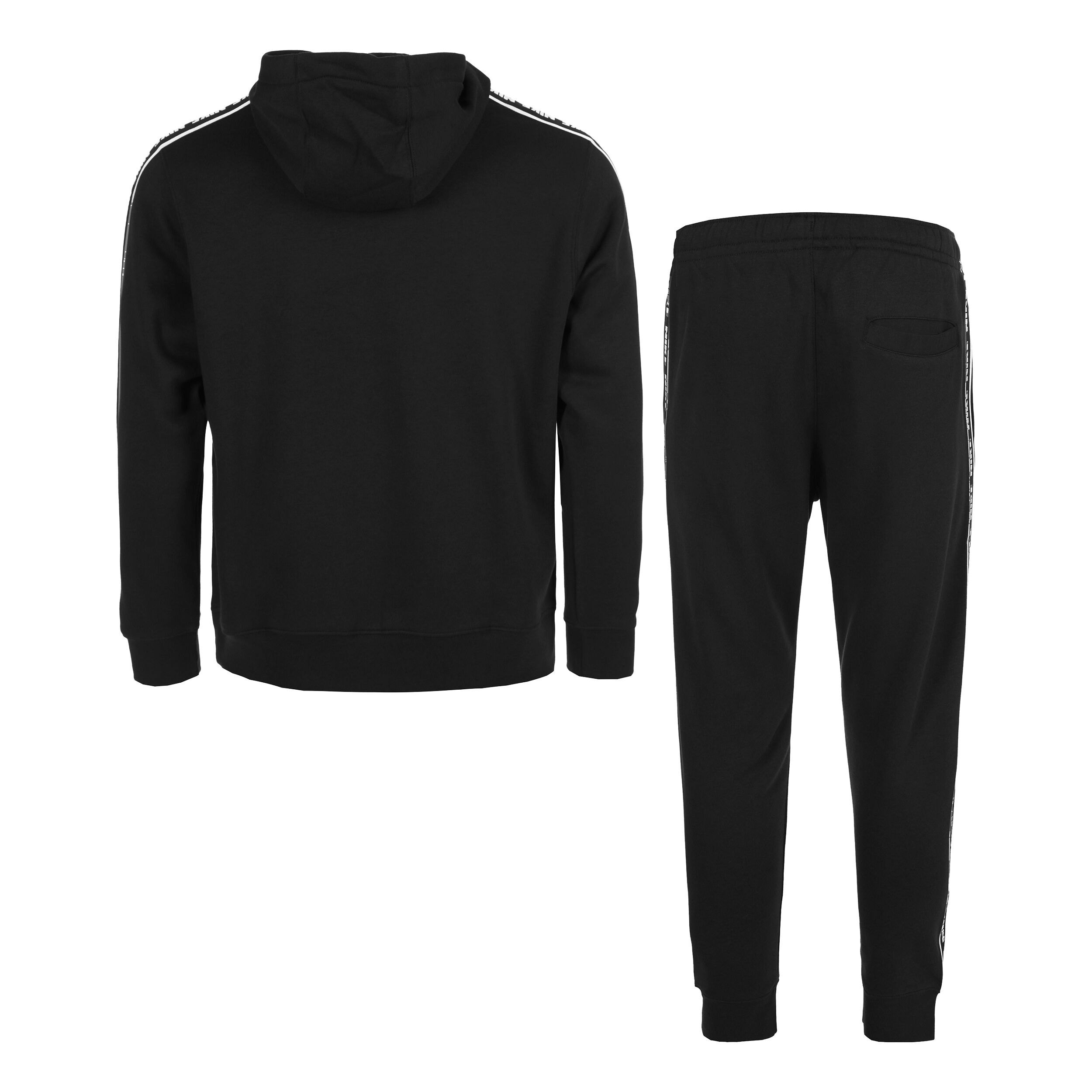 Club Fleece GX Trainingsanzug Herren - Schwarz, Weiß