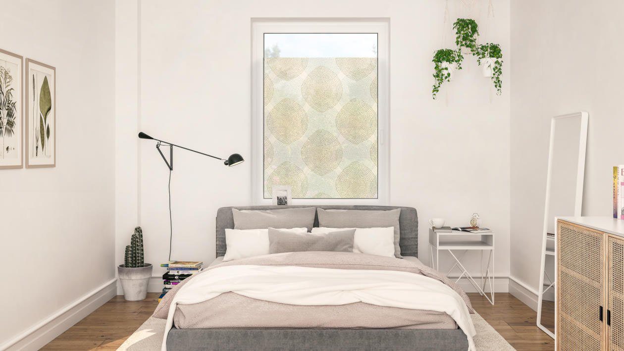 Fensterfolie Fensterfolie selbstklebend, Sichtschutz, LICHTBLICK ORIGINAL, blickdicht, glatt