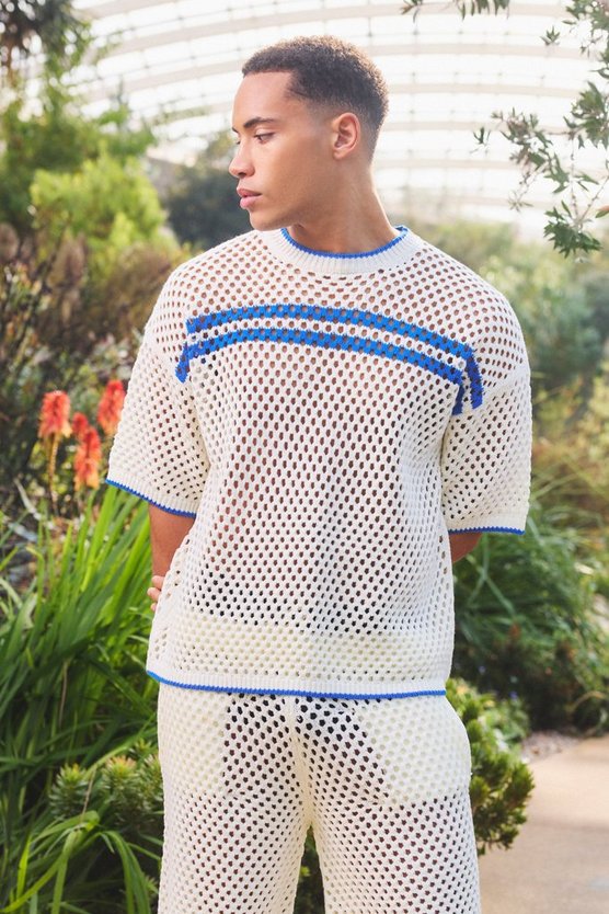 Oversize T-Shirt mit Naht-Detail