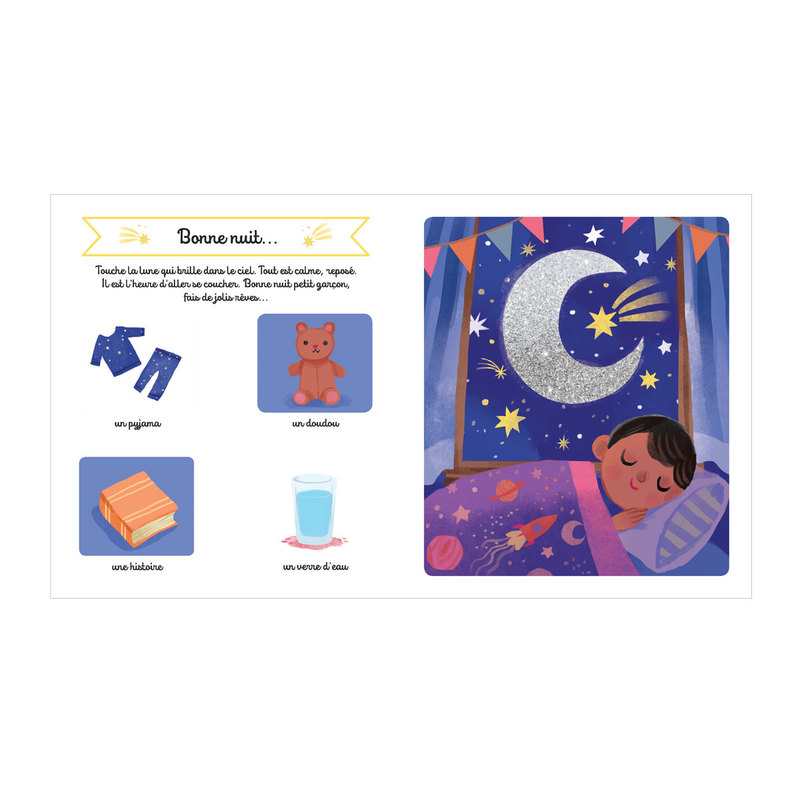 Livre Bonne nuit, regarde et touche - Larousse Jeunesse