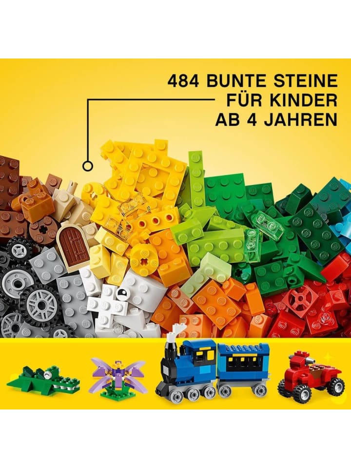 LEGO Bausteine Classic 10696 Mittelgroße Bausteine-Box, 484 Teile - ab 4 Jahre günstig kaufen onesize