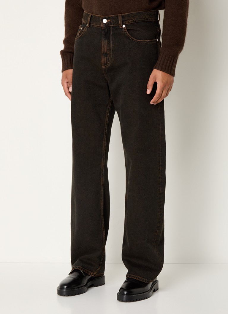 Sandro Wide leg jeans with colored wash