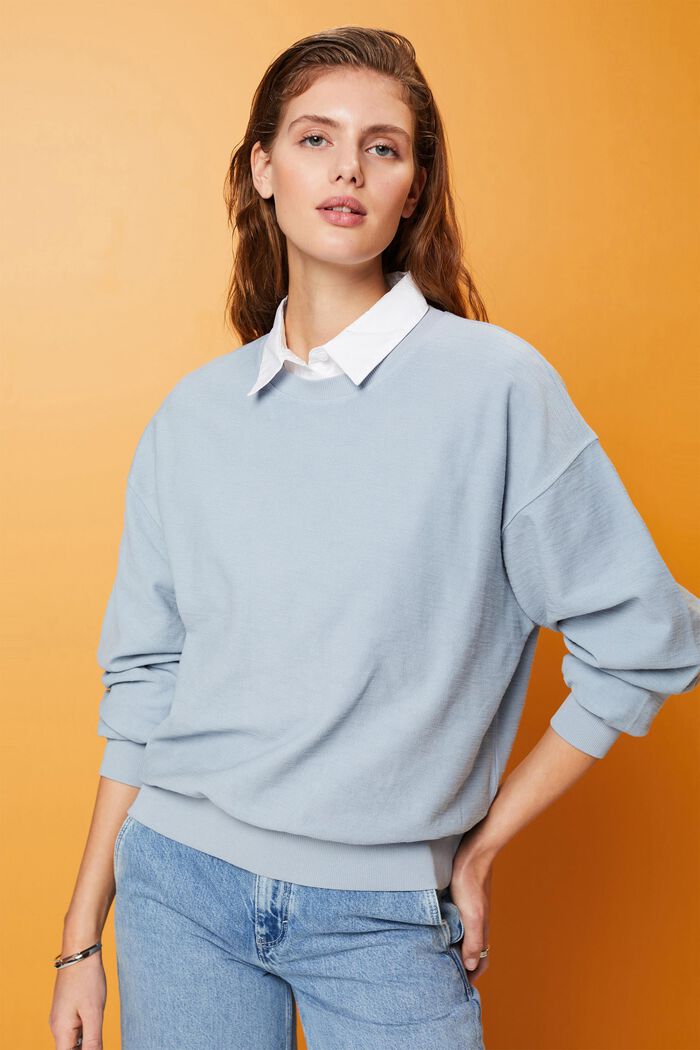 Sweatshirt mit Struktur