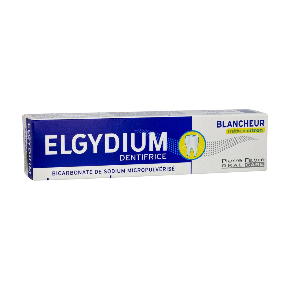 Oral Care ELGYDIUM Blancheur Citron Tube 75 ml dentifrice