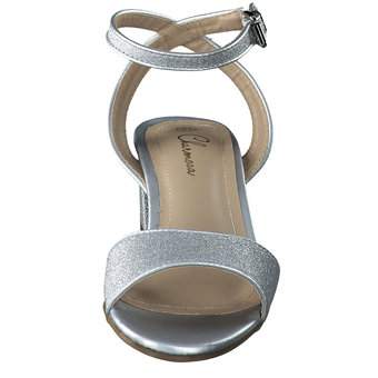Charmosa Sandale in silber