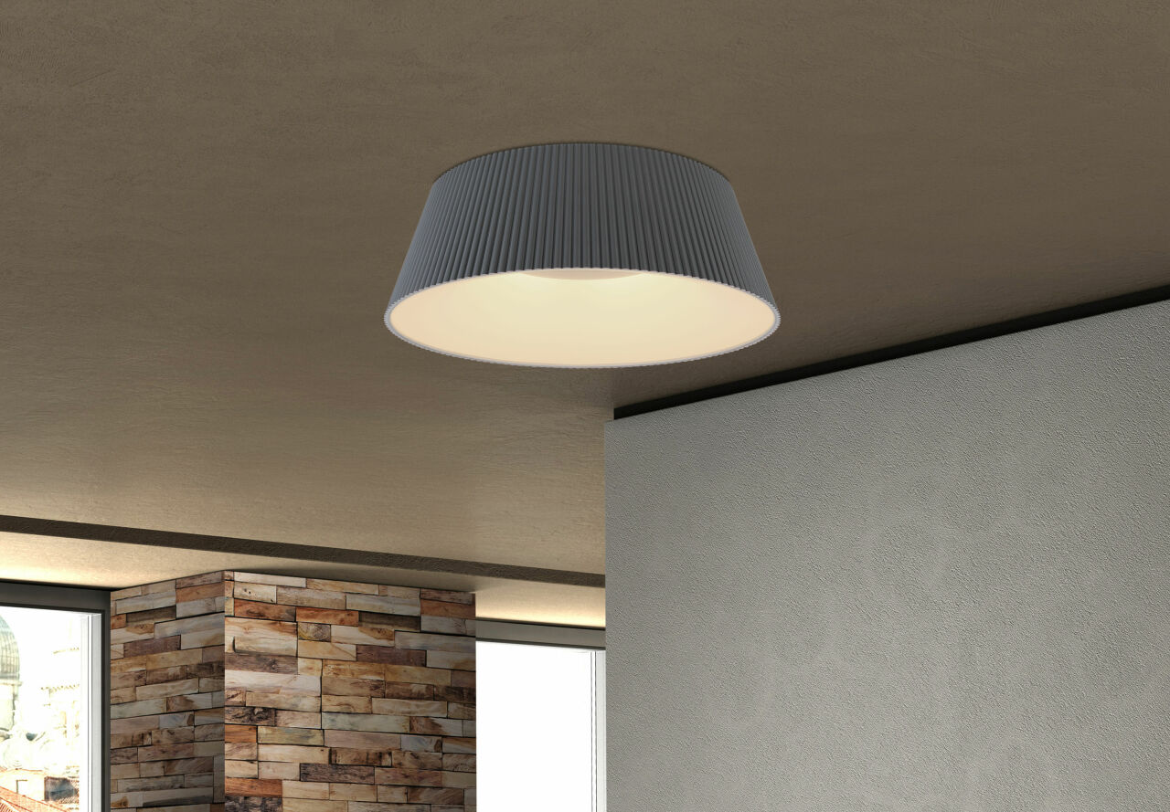 Globo Lighting - CROTONE - Deckenleuchte Metall anthrazit, LED
