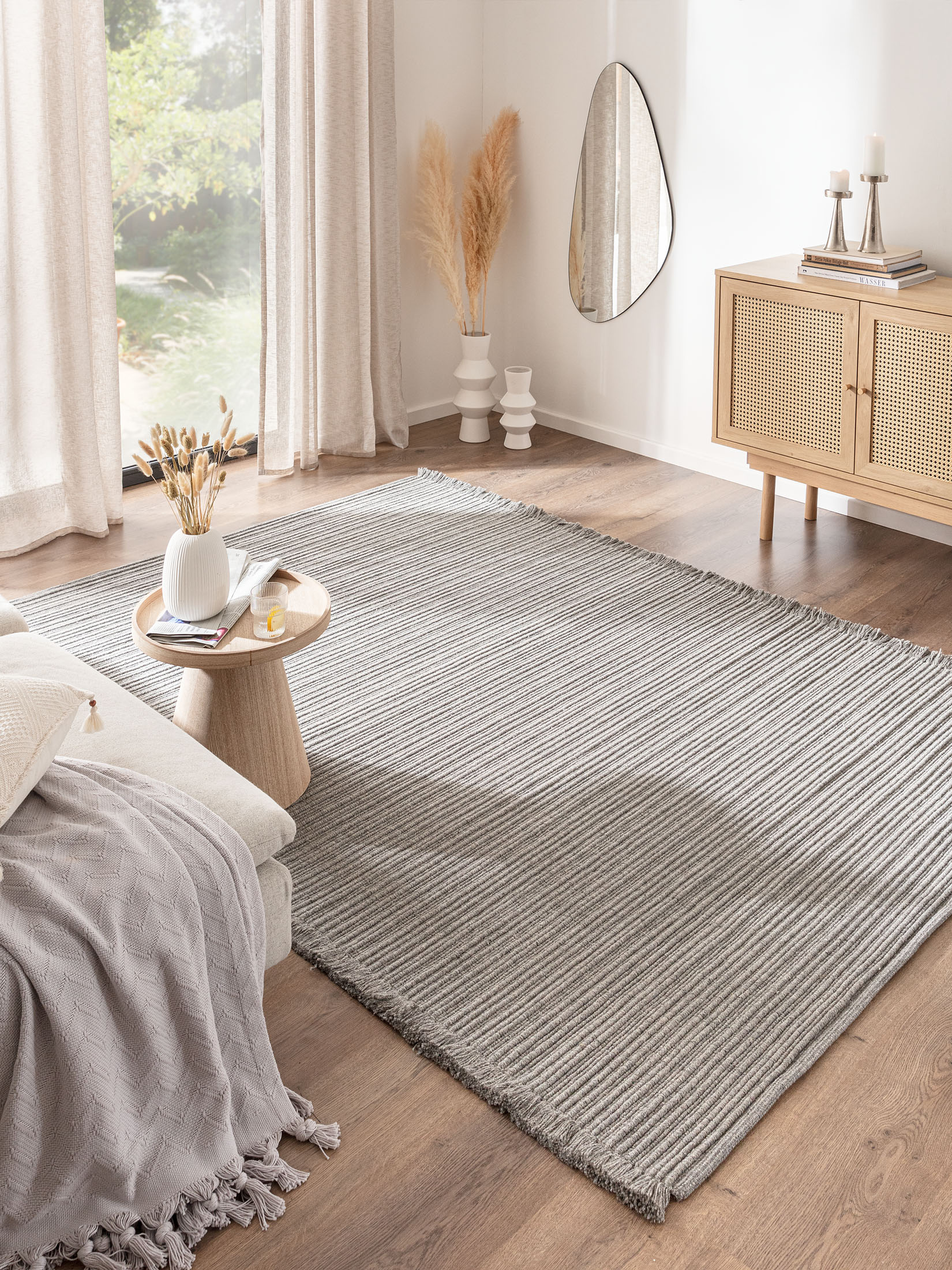 Larsbo Woll-Teppich, Grey