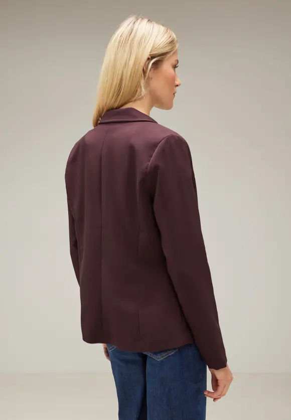 Street One Twill Blazer in Unifarbe