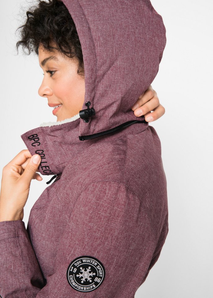 Outdoor-Funktions-Jacke mit Teddyfleece