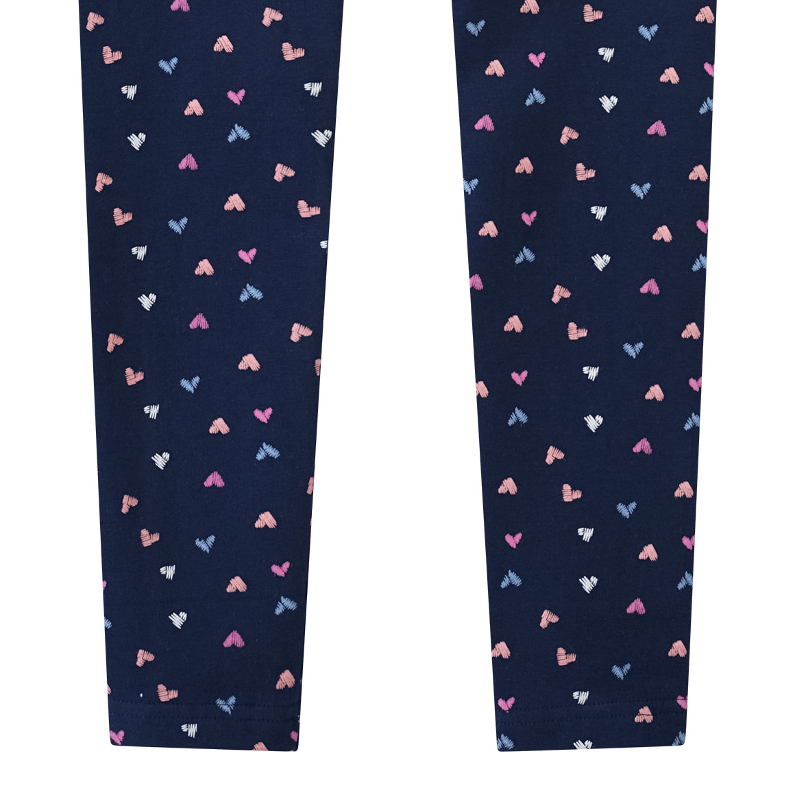 Mädchen Leggings mit Herz-Allover