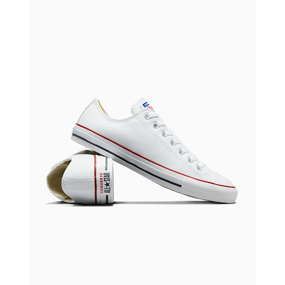 Converse Chuck Taylor All Star Leather Ox 132173C / weiss