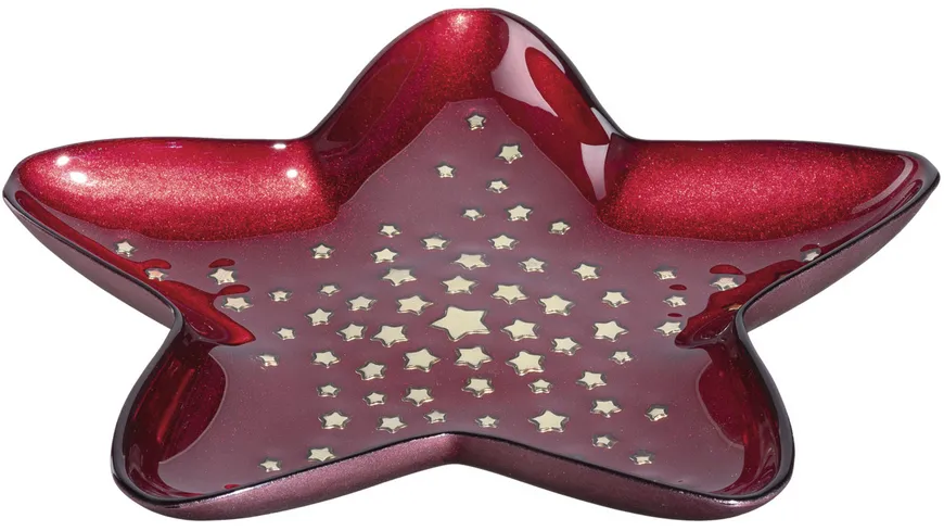 LEONARDO Schale Stern CALDO 31 cm rot