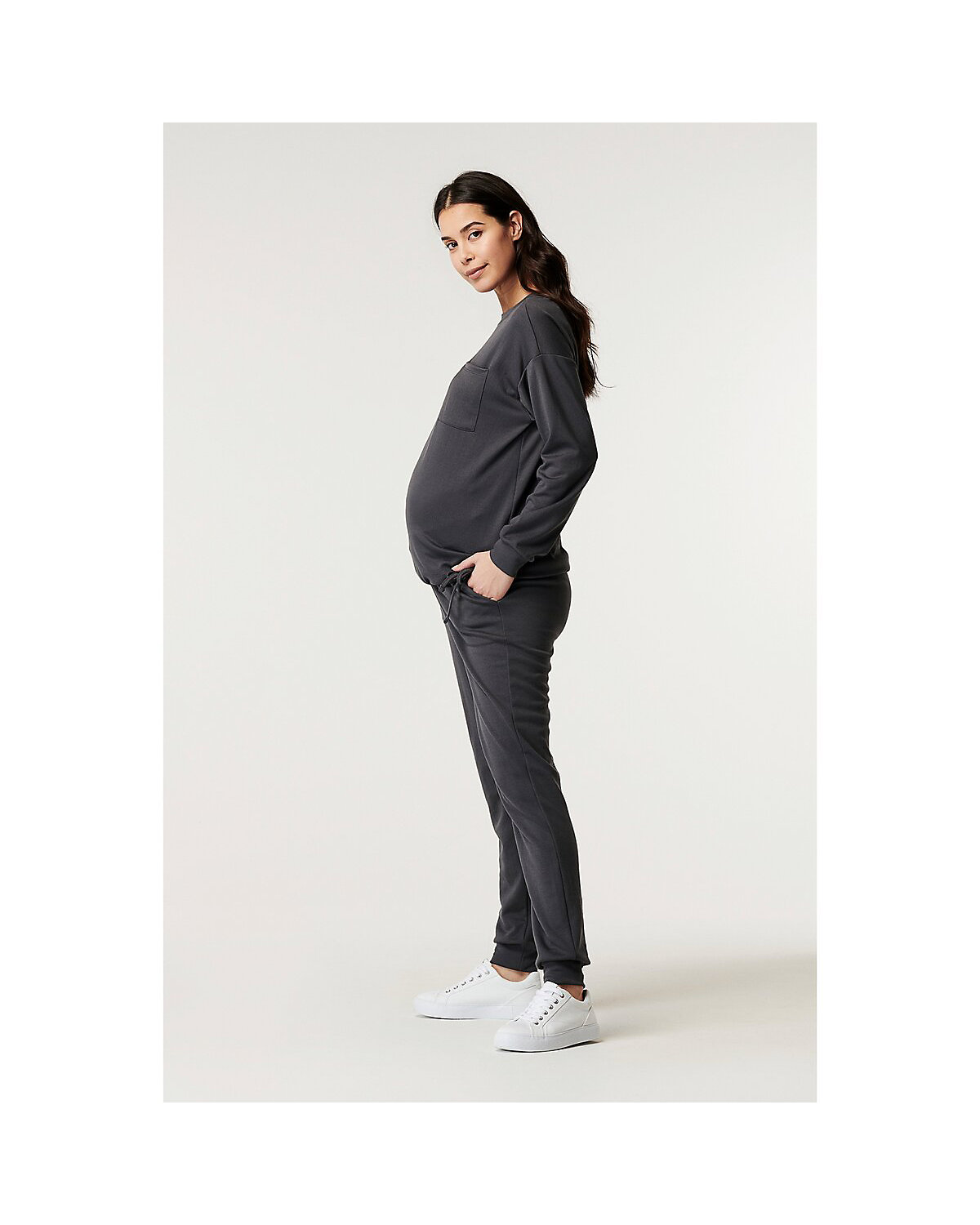 Umstands-Sweatshirt aus recyceltem Polyester