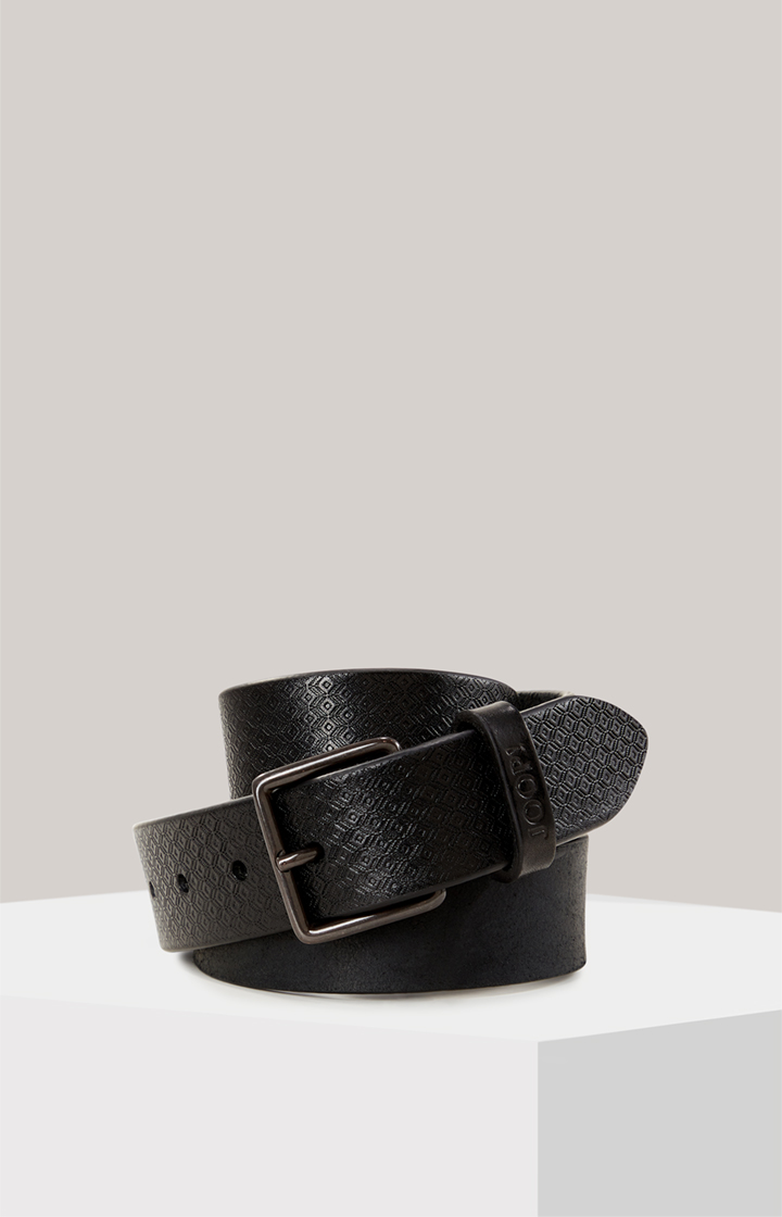 Ledergürtel in Schwarz