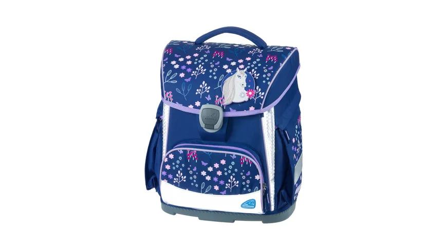 Schneiders Bloom Schulranzen-Set 4teilig BLOOM DARK BLUE