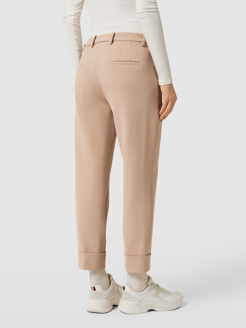Stoffhose mit Bügelfalte Modell 'KRYSTAL' in beige