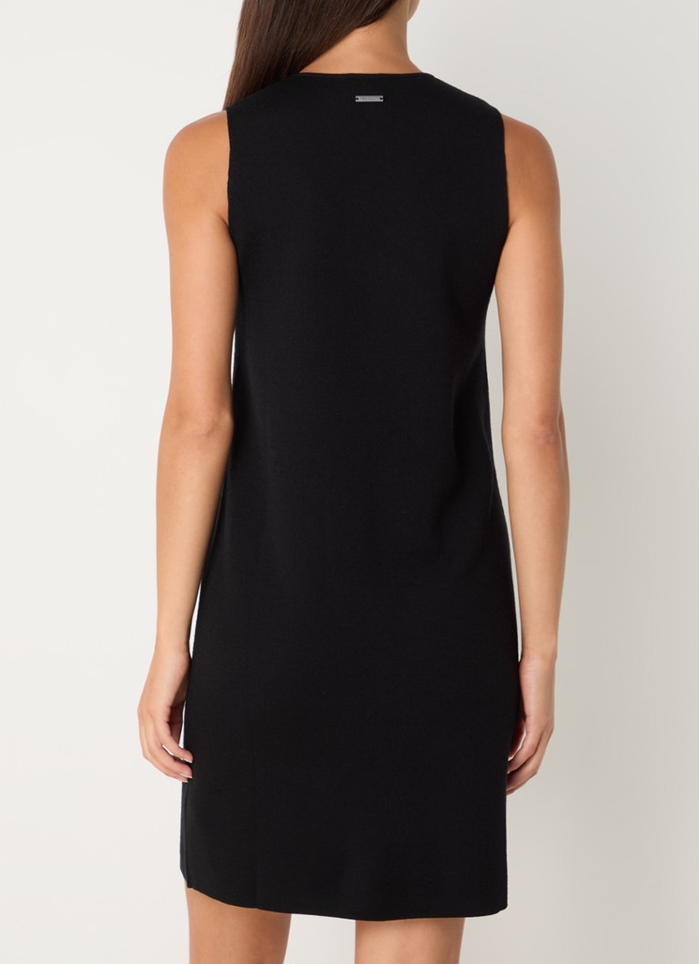 Calvin Klein Fine-knit mini dress in wool blend