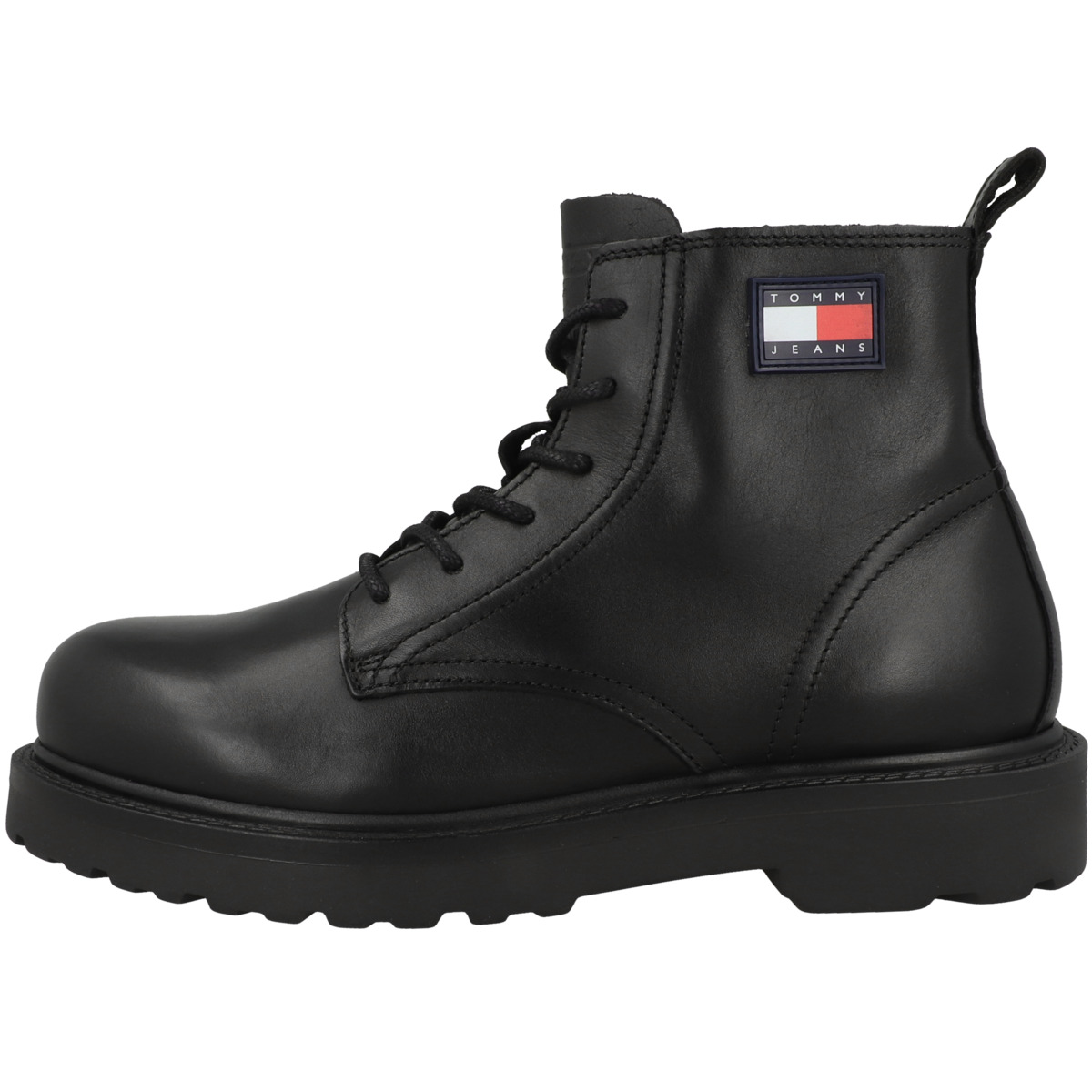 Tommy Hilfiger Tommy Jeans Ruberized Lace Up Schnürboots schwarz