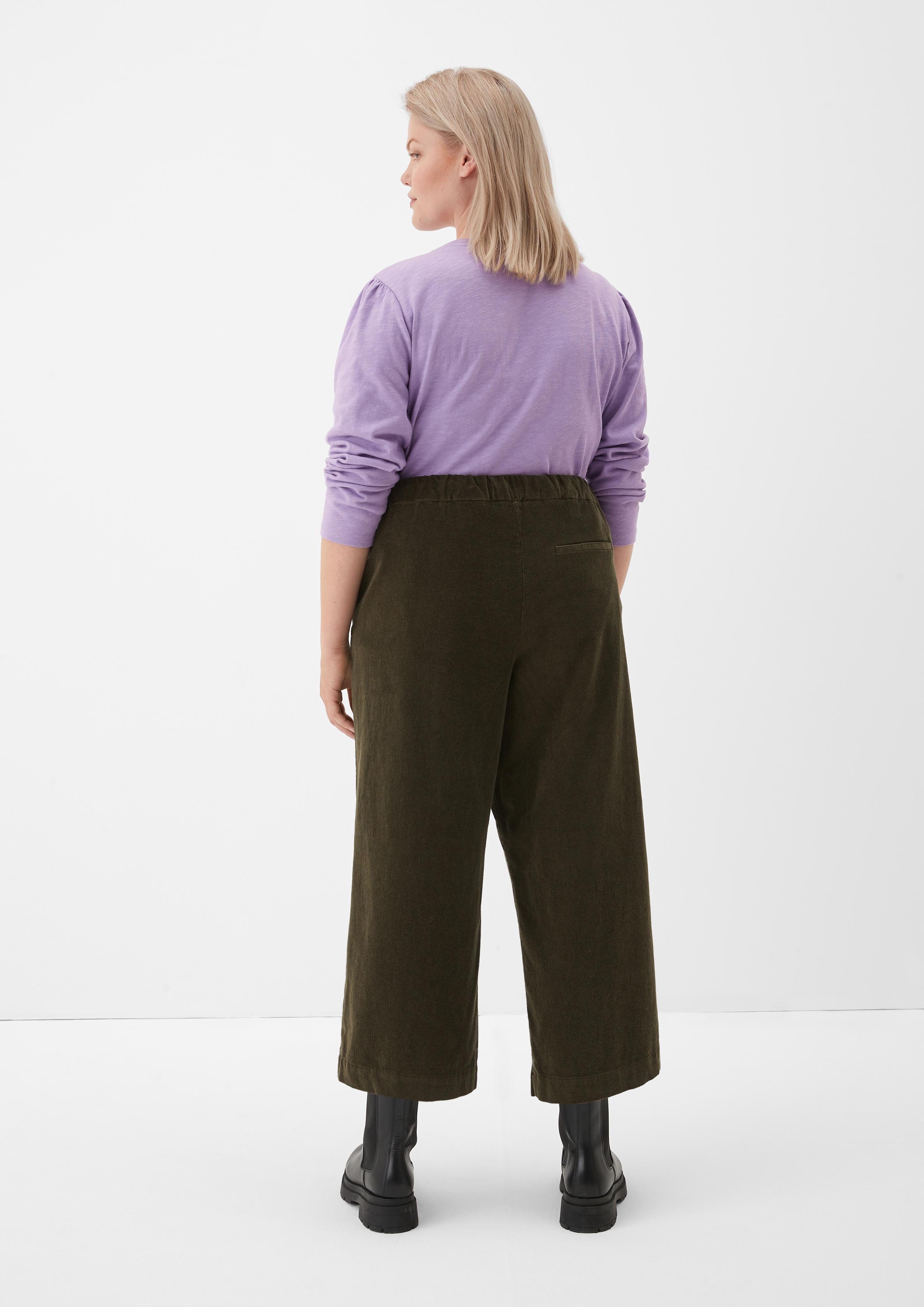 Cord-Culotte aus Stretch-Cotton  2122160-7844