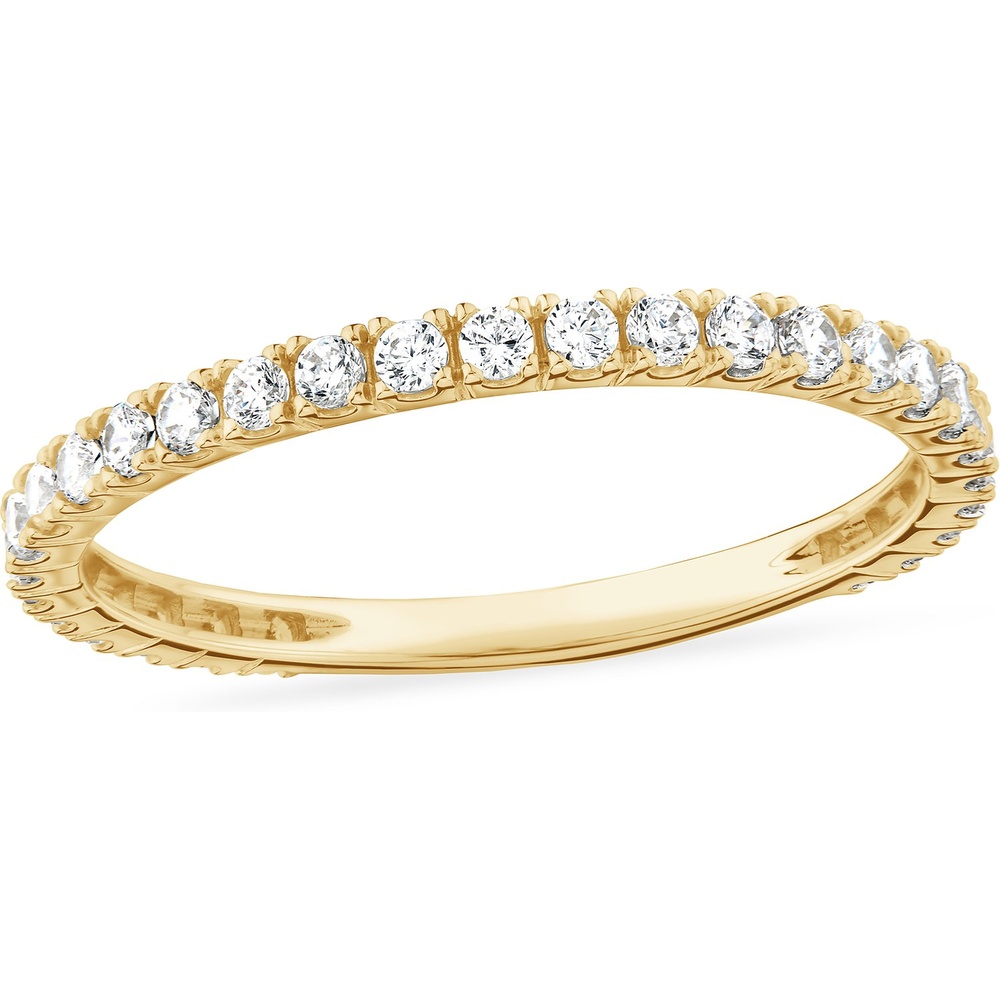 FAVS Bague pour femme 375 Or jaune or jaune Bague