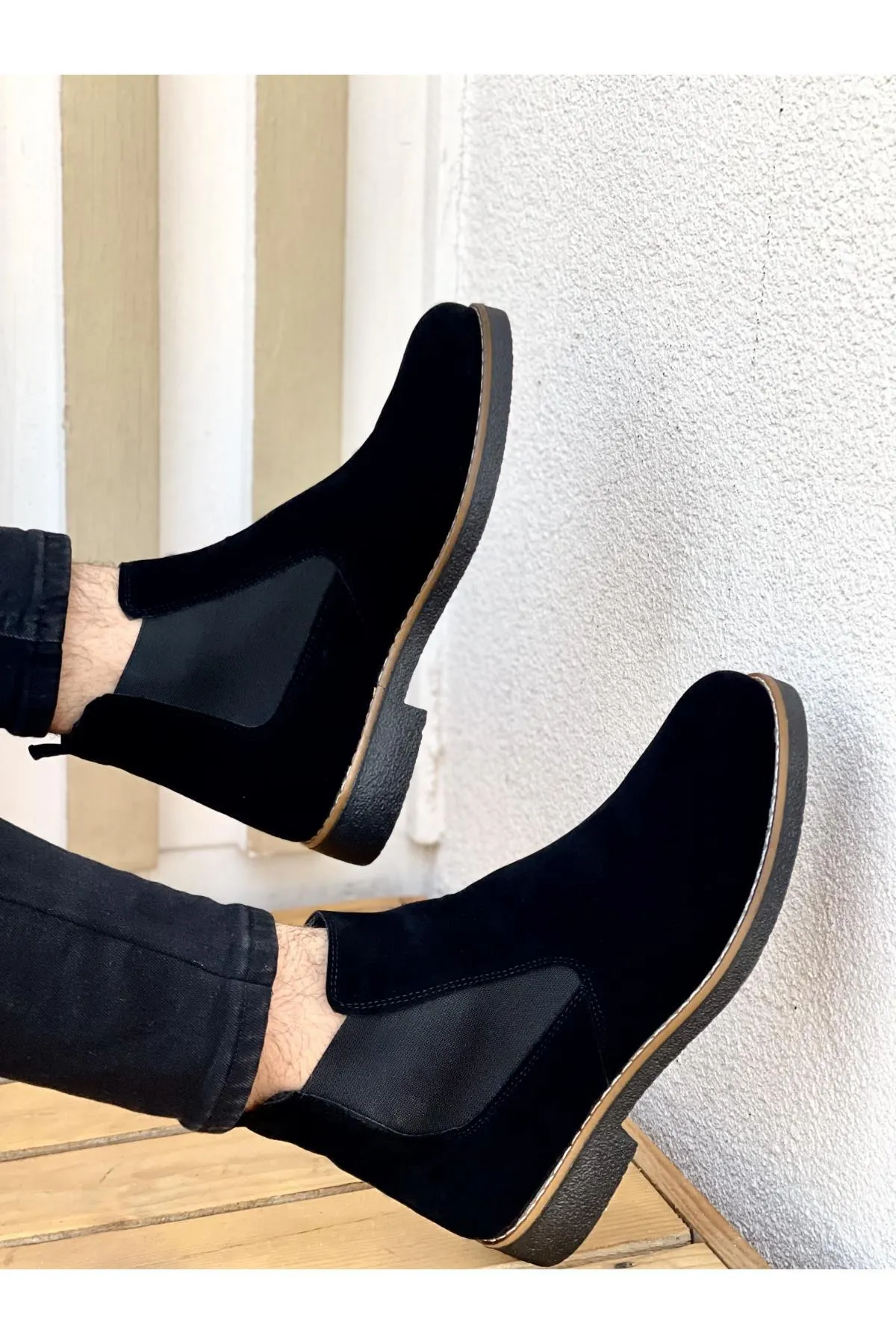 MUGGO  M201 Garantierte Unisex-Chelsea-Stiefel