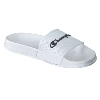 Champion Slide Daytona Badepantolette in weiß